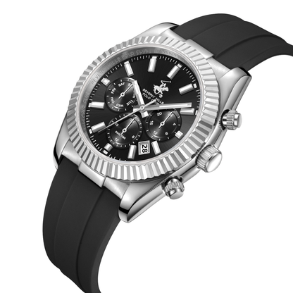POLO BP3836X.361 SILVER STEEL BAND GREY DIAL  FOR MEN