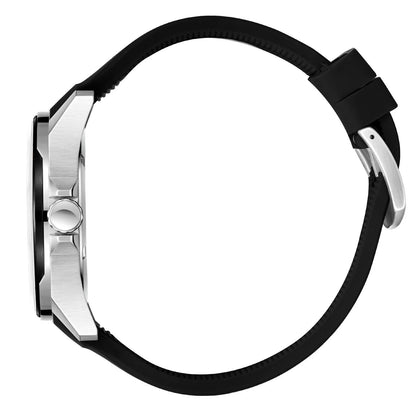 POLO BP3837X.361 BLACK RUBBER BAND GREY DIAL  FOR MEN