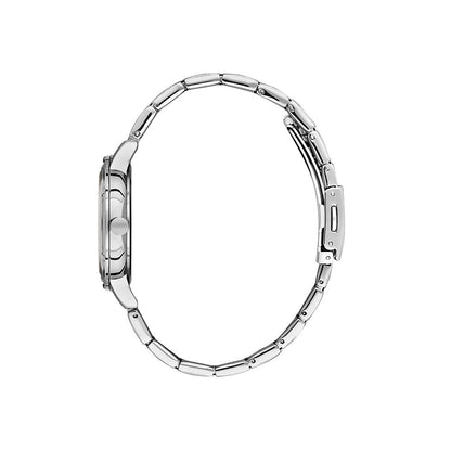 DANIEL KLEIN  DK.1.13498-2 SILVER AND GOLD STEEL BAND SILVER DIAL  FOR WOMEN