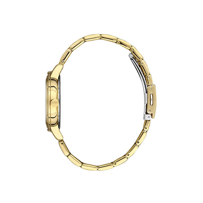 DANIEL KLEIN  DK.1.13498-5 GOLDEN STEEL BAND GOLDEN DIAL  FOR WOMEN