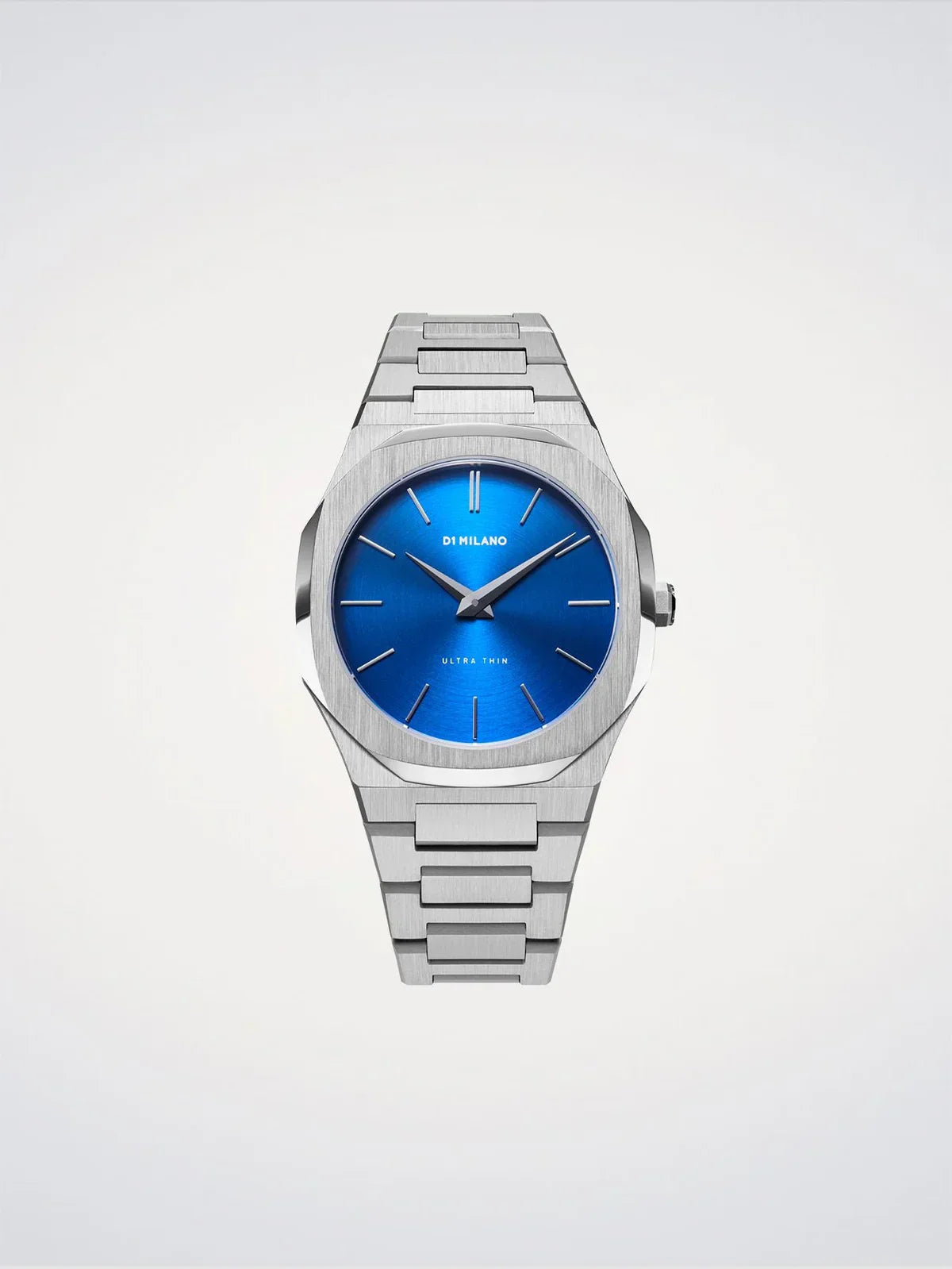 D1 MILANO D1-UTBJ09 SILVER STEEL BAND BLUE DIAL FOR MEN