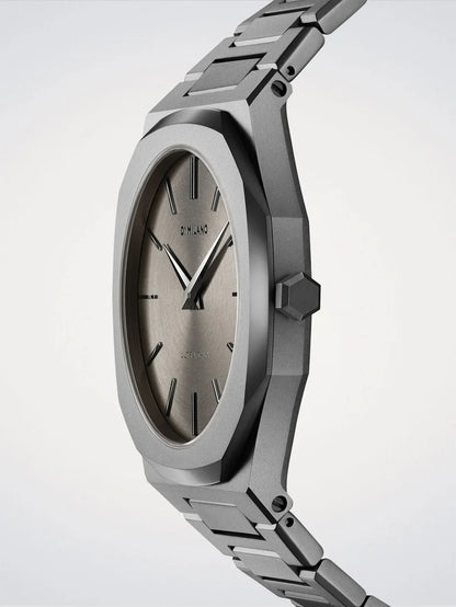 D1 MILANO D1-UTBJ22 GREY STEEL BAND GREY DIAL FOR MEN