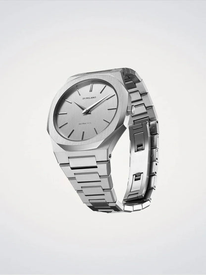 D1 MILANO D1-UTBJ23 SILVER STEEL BAND SILVER DIAL FOR MEN