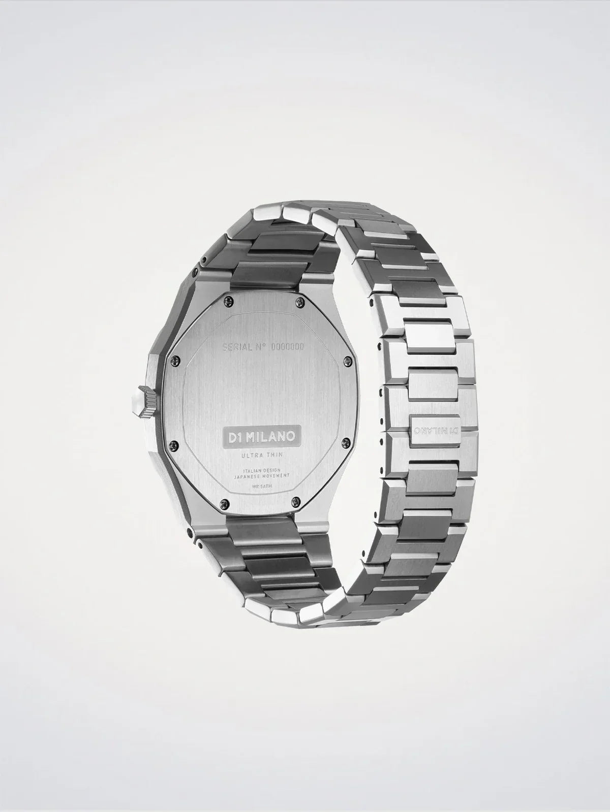 D1 MILANO D1-UTBJ23 SILVER STEEL BAND SILVER DIAL FOR MEN
