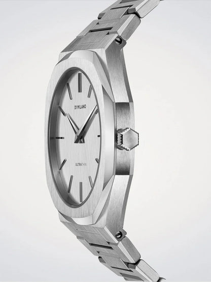 D1 MILANO D1-UTBJ23 SILVER STEEL BAND SILVER DIAL FOR MEN