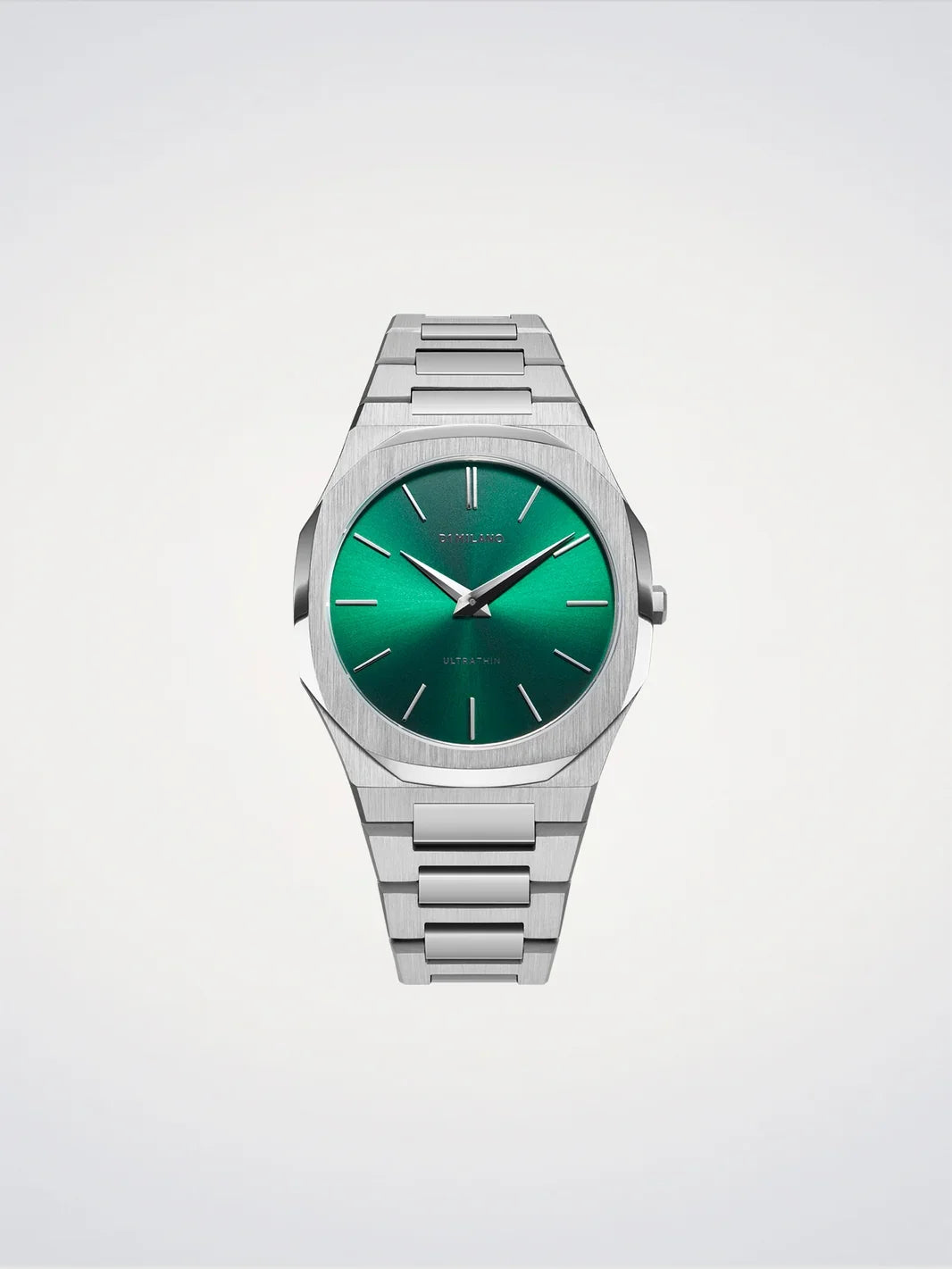 D1 MILANO D1-UTBJ37 SILVER STEEL BAND GREEN DIAL FOR MEN