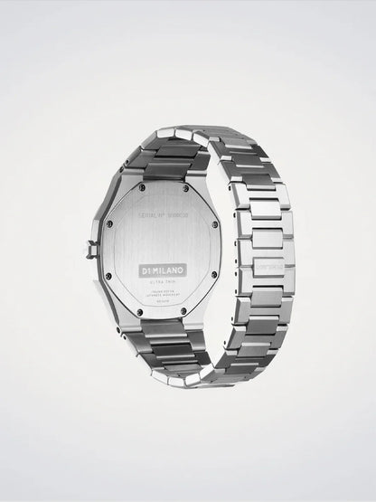 D1 MILANO D1-UTBJ37 SILVER STEEL BAND GREEN DIAL FOR MEN