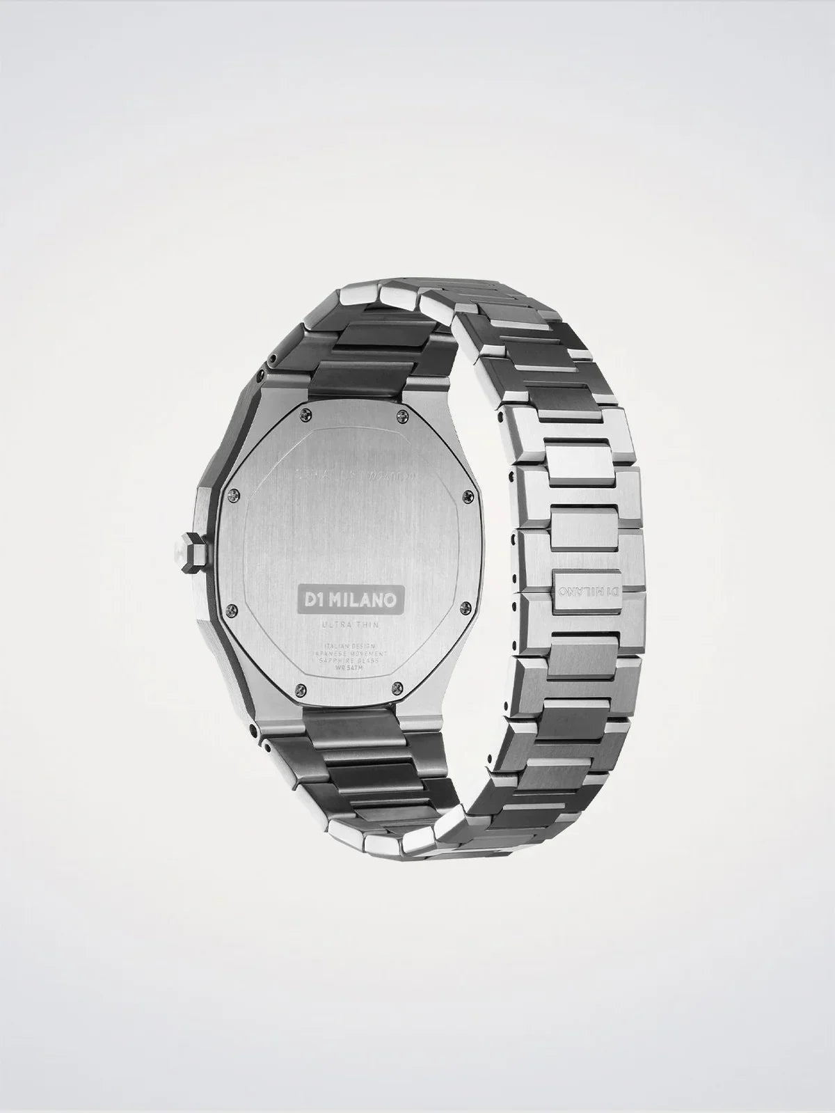 D1 MILANO D1-UTBJ40 SILVER STEEL BAND BLACK DIAL FOR MEN