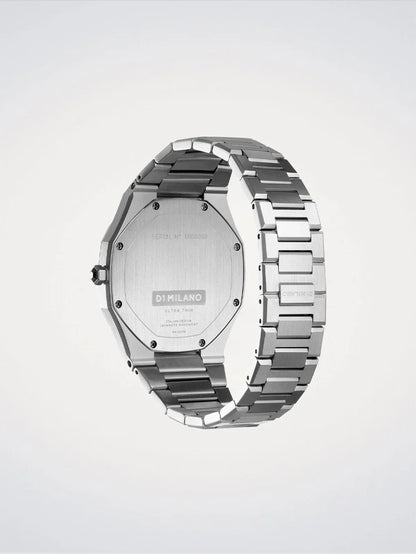 D1 MILANO D1-UTBU01 SILVER STEEL BAND NAVY BLUE DIAL FOR MEN