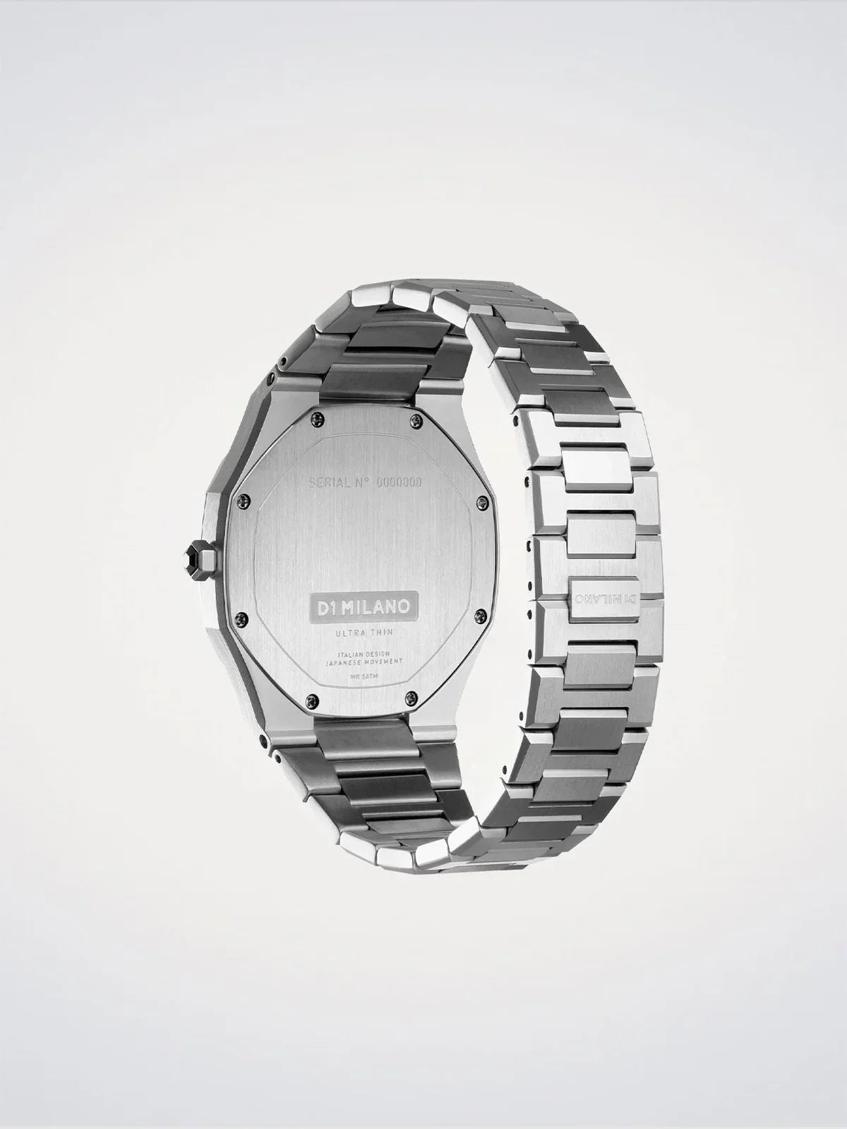 D1 MILANO D1-UTBU01 SILVER STEEL BAND NAVY BLUE DIAL FOR MEN