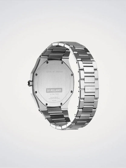 D1 MILANO D1-UTBU01 SILVER STEEL BAND NAVY BLUE DIAL FOR MEN