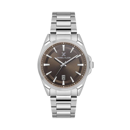 DANIEL KLEIN  DK.6.14035-3 SILVER STEEL BAND GREY DIAL  FOR MEN
