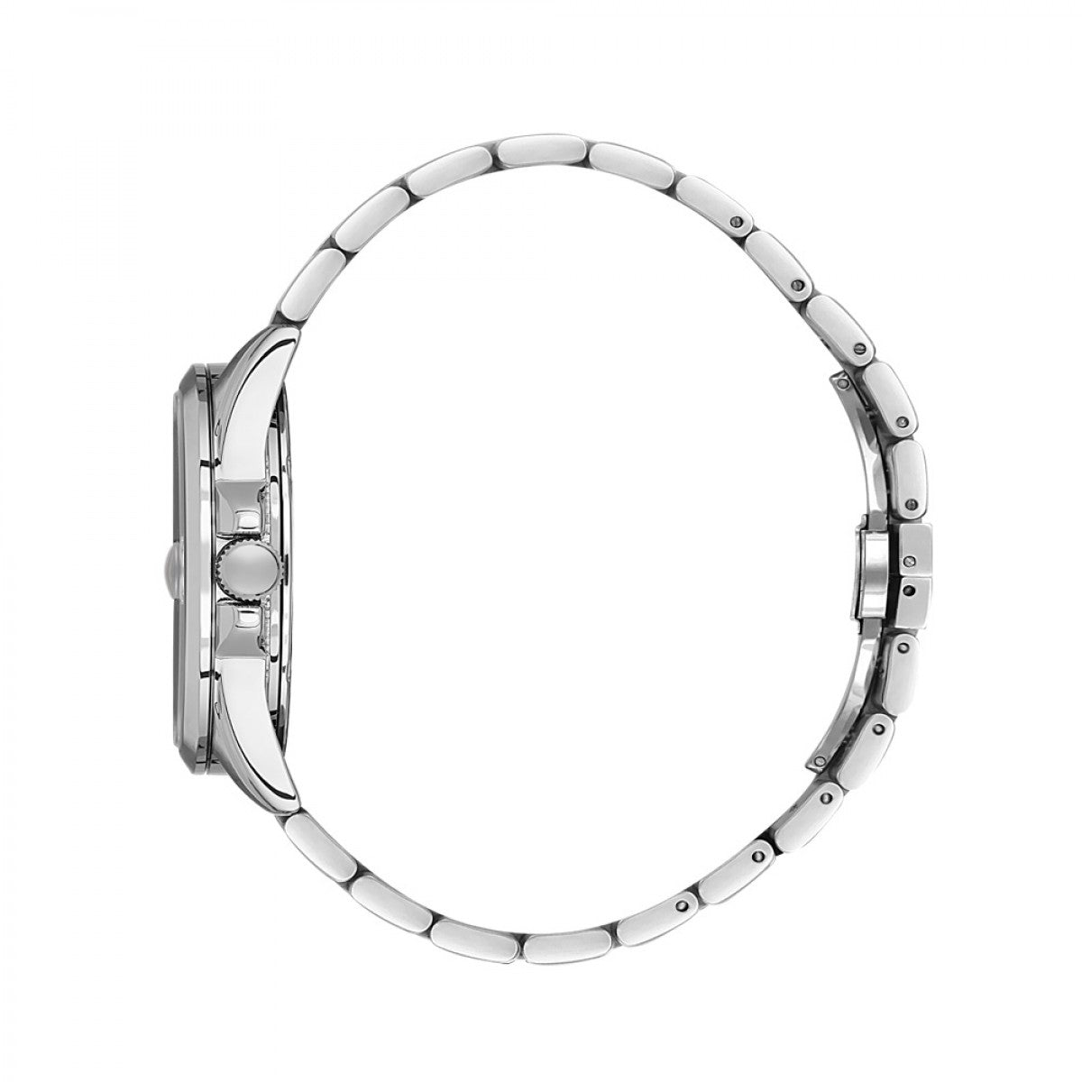 DANIEL KLEIN  DK.6.14037-1 SILVER STEEL BAND BLACK DIAL  FOR MEN