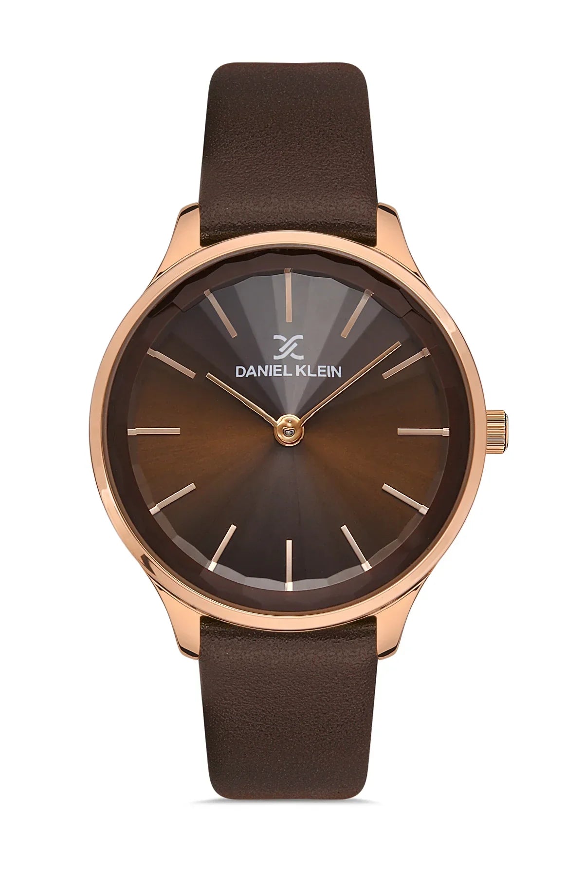 DANIEL KLEIN  Dk.1.13252-2 BROWN LEATHER BAND BROWN DIAL  FOR WOMEN