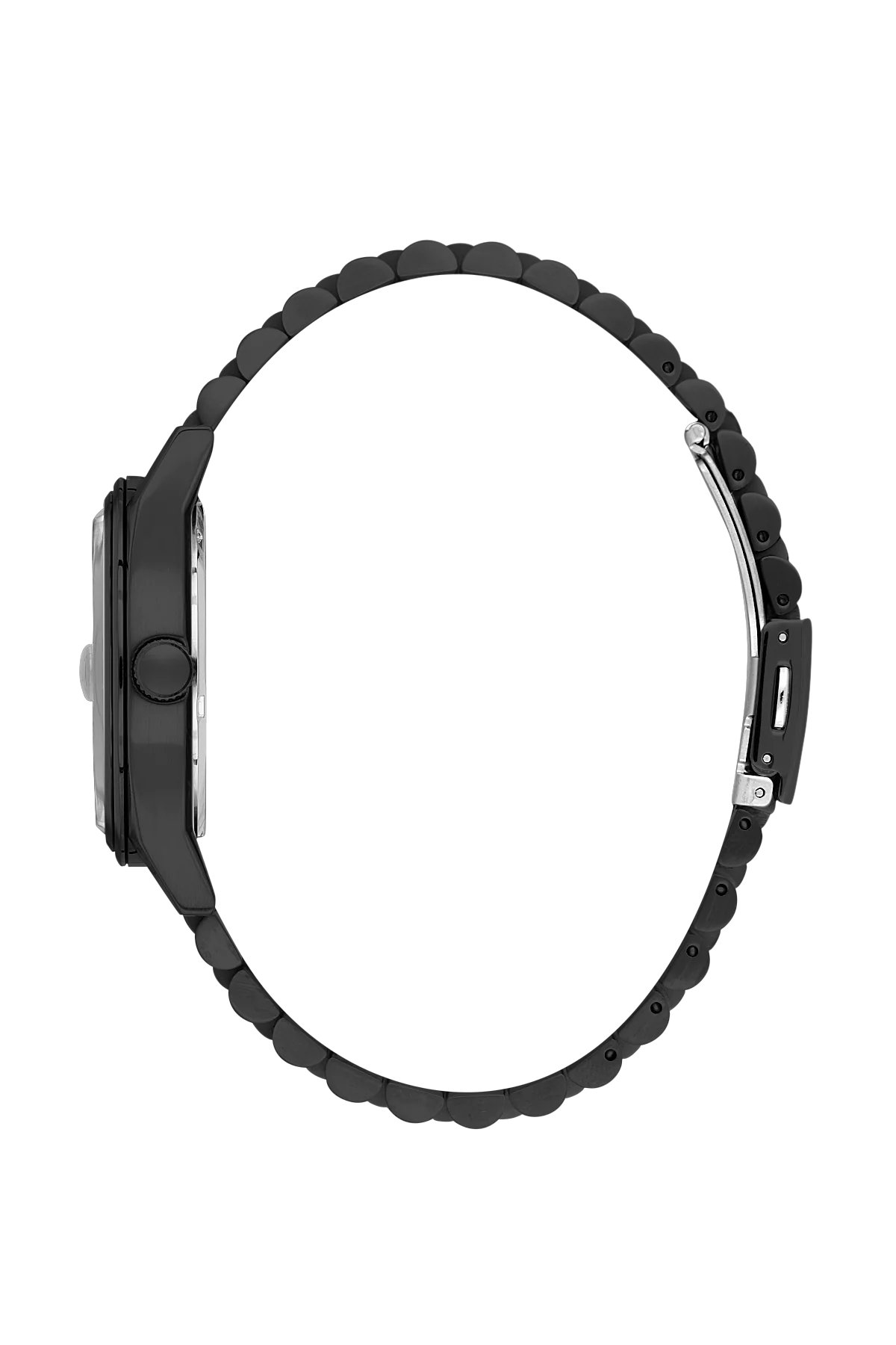 DANIEL KLEIN  DK.1.13986-5 BLACK STEEL BAND BLACK DIAL  FOR MEN