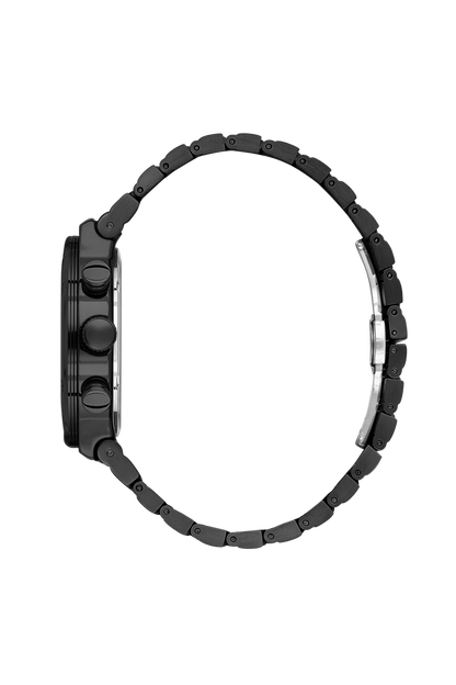 DANIEL KLEIN  DK.1.13996-5 BLACK STEEL BAND BLACK DIAL  FOR MEN