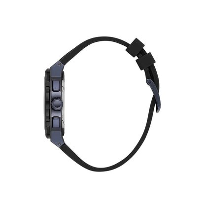 DANIEL KLEIN  DK.1.13997-5 BLACK RUBBER BAND NAVY BLUE DIAL  FOR MEN