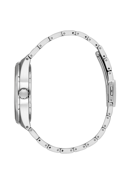 DANIEL KLEIN  DK.1.14070-2 SILVER STEEL BAND BLACK DIAL  FOR MEN