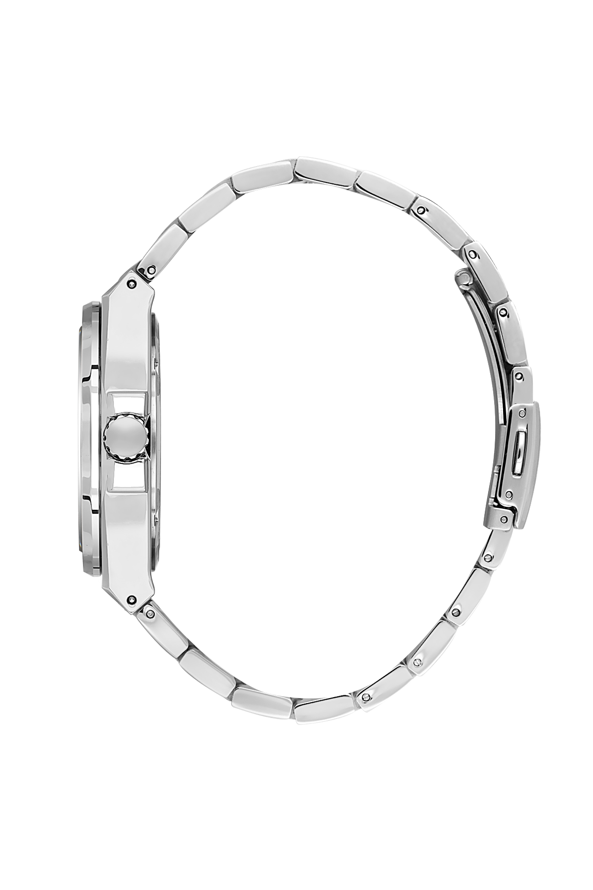 DANIEL KLEIN  DK.1.14073-2 SILVER STEEL BAND BLACK DIAL  FOR MEN