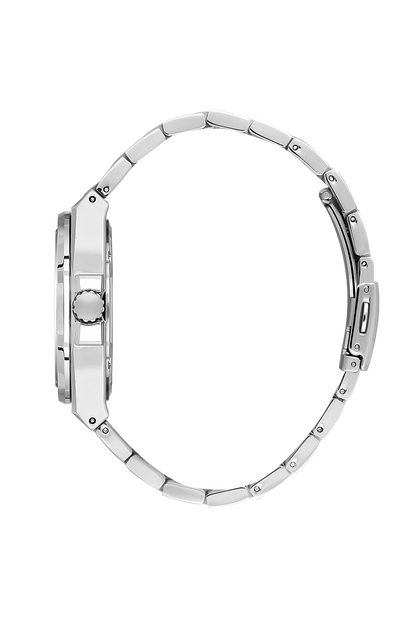 DANIEL KLEIN  DK.1.14073-2 SILVER STEEL BAND BLACK DIAL  FOR MEN