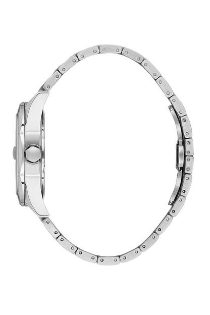 DANIEL KLEIN  DK.1.14076-1 SILVER STEEL BAND BLACK DIAL  FOR MEN