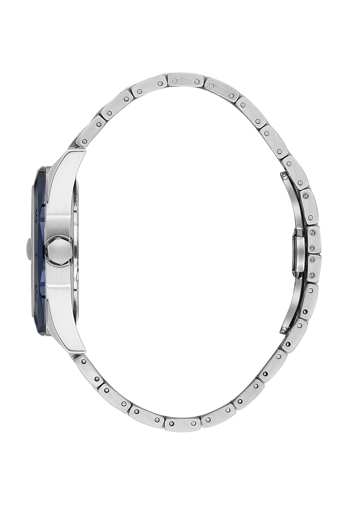 DANIEL KLEIN  DK.1.14076-3 SILVER STEEL BAND NAVY BLUE DIAL  FOR MEN