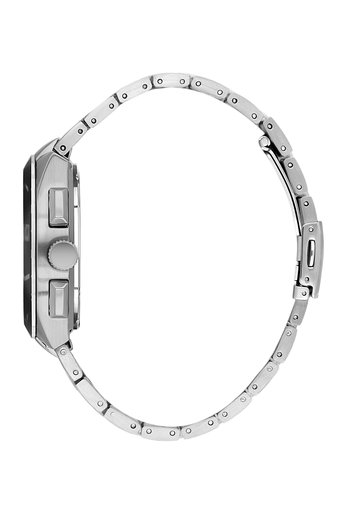 DANIEL KLEIN  DK.1.14079-1 SILVER STEEL BAND BLACK DIAL  FOR MEN
