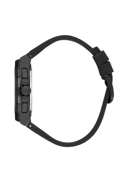 DANIEL KLEIN  DK.1.14092-1 BLACK RUBBER BAND BLACK DIAL  FOR MEN