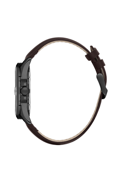 DANIEL KLEIN  DK.6.14038-5 BROWN LEATHER BAND GREEN DIAL  FOR MEN
