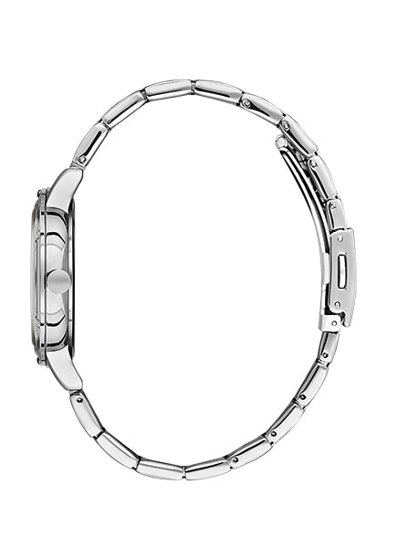 DANIEL KLEIN  DK.1.13498-3 SILVER AND ROSE GOLD STEEL BAND SILVER DIAL  FOR WOMEN