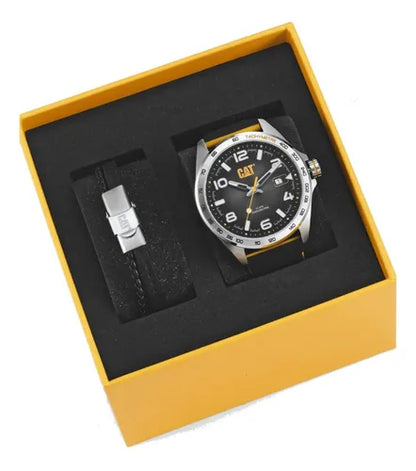 CAT SET.QE.141.21.132 Black Rubber Band Black Dial For Men