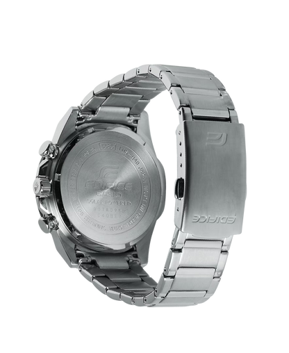 CASIO EDIFICE EQS-940DB-1A SILVER STEEL BAND BLACK DIAL  FOR MEN