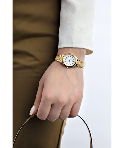 CASIO Women's Analog White Dial Watch - LTP-1274G-7A