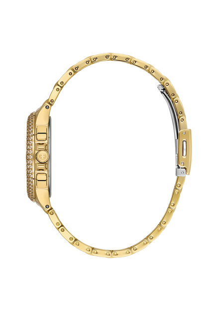 FREELOOK FL.1.10425-2 GOLDEN STEEL BAND GOLDEN DIAL  FOR WOMEN