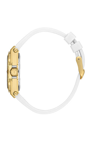 FREELOOK FL.1.10433-2 WHITE RUBBER BAND WHITE DIAL  FOR WOMEN