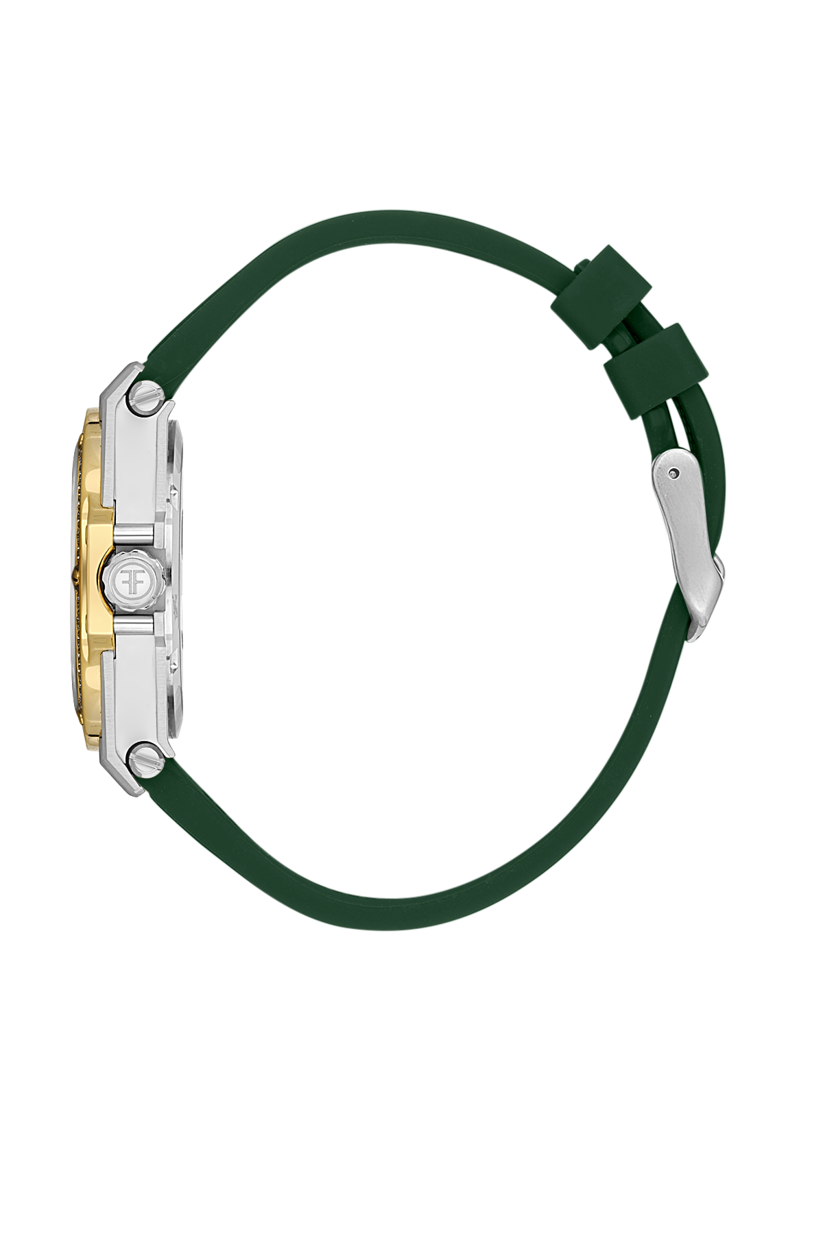 FREELOOK FL.1.10433-3 GREEN RUBBER BAND GREEN DIAL  FOR WOMEN