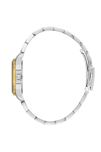 FREELOOK FL.1.10437-3 SILVER AND GOLD STEEL BAND WHITE DIAL  FOR WOMEN