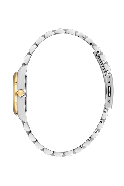 FREELOOK FL.4.10004-6 SILVER AND ROSE GOLD STEEL BAND WHITE DIAL  FOR WOMEN