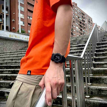 G-SHOCK GA-2300-1A BLACK RUBBER BAND BLACK DIAL  FOR MEN