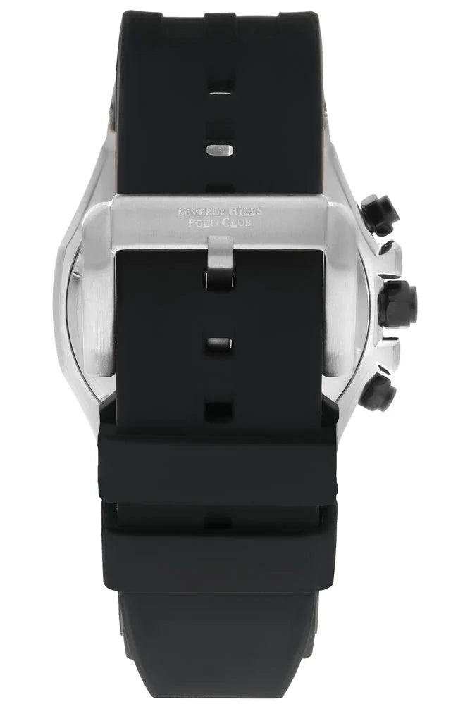 POLO BP3261X.350 BLACK RUBBER BAND BLACK DIAL  FOR MEN