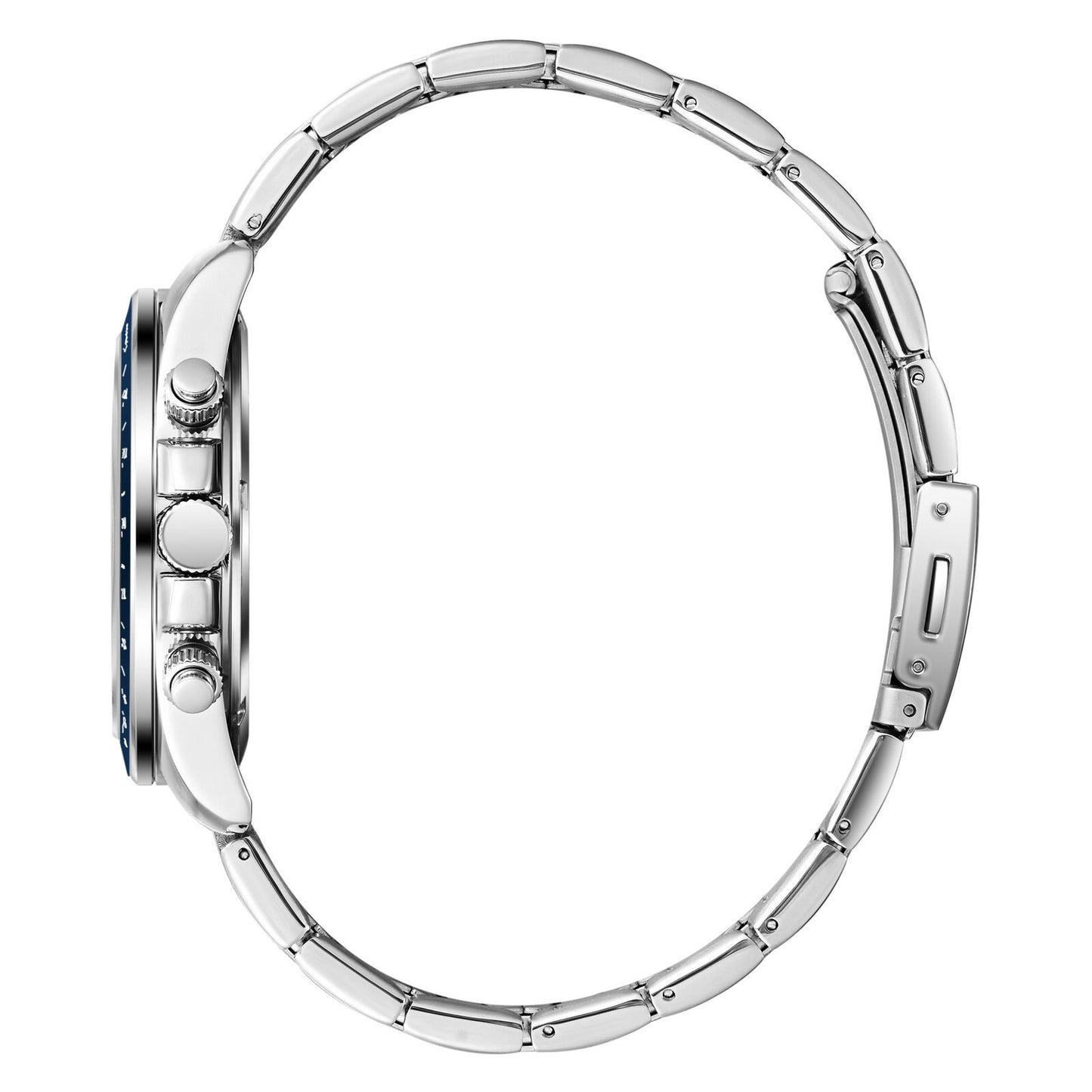 LEE COOPER LC08215.390 SILVER STEEL BAND NAVY BLUE DIAL  FOR MEN