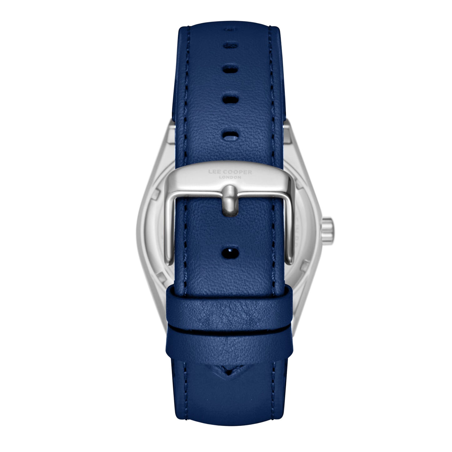 LEE COOPER LC08261.399 NAVY BLUE LEATHER BAND NAVY BLUE DIAL  FOR MEN