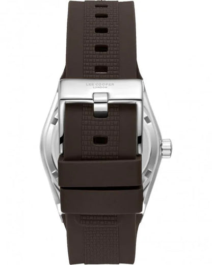 LEE COOPER LC08250.362 BROWN RUBBER BAND BROWN DIAL  FOR MEN