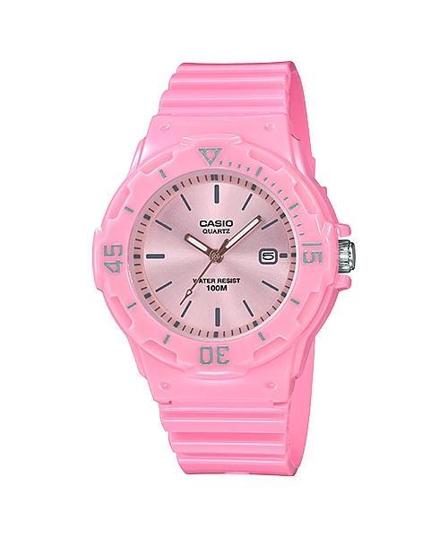 Casio Monter Pink Rubber Pink Dial For Women