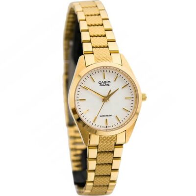 CASIO Women's Analog White Dial Watch - LTP-1274G-7A