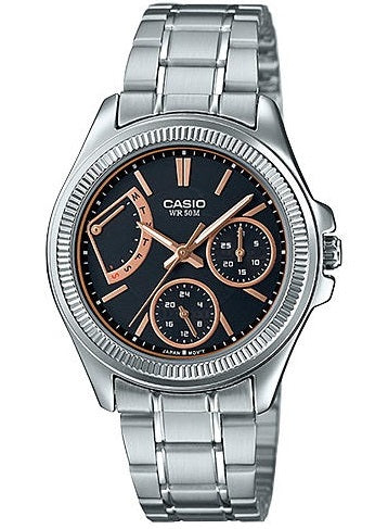 Casio LTP-2089D-1A, Women's Watch - Stainless Steel