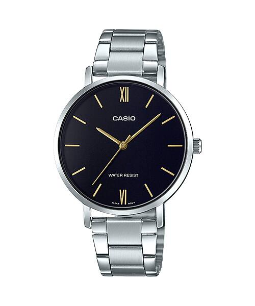 Casio LTP-VT01D-1B Stainless Steel , Woman Watches