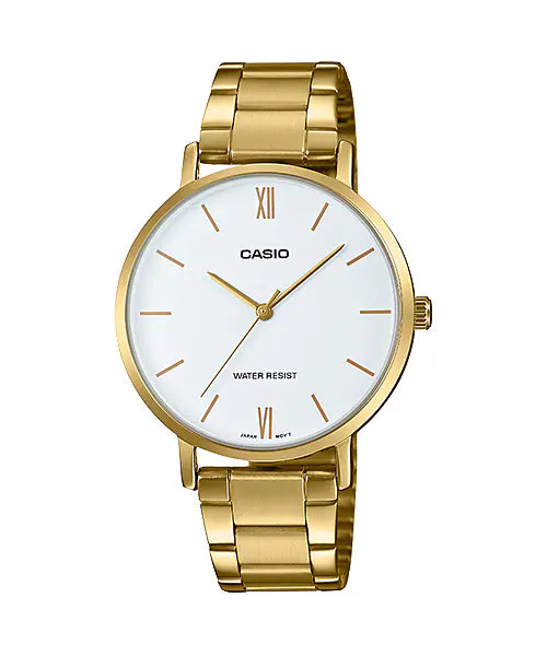 Casio LTP-VT01G-7B Gold Stainless Steel , Women Watches