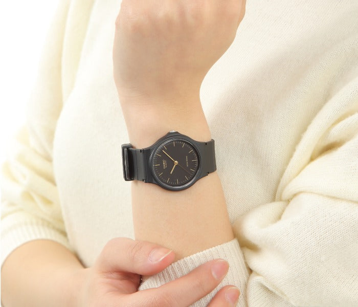 Casio Women's MQ24-1E Black Resin Watch