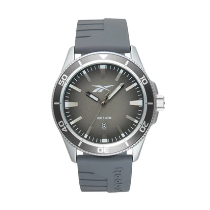 Reebok RV-COT-G3-A1IA-AW Grey Rubber Band Grey Dial For Men